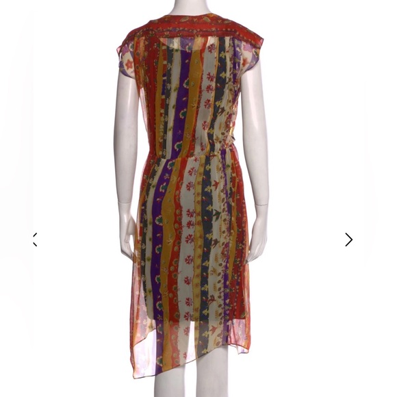 Diane Von Furstenberg Multicolor Floral Women's Dress- shell only - Picture 2 of 6